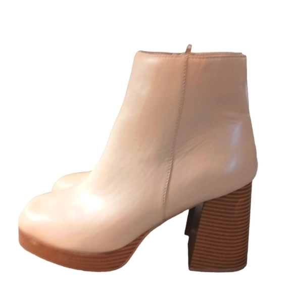 NEW True Craft Tan Platform Ankle Boots Women's size 11 - Picture 5 of 13